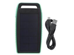 Bateria Solar LAXISCREED 10000mah Led Preto verde