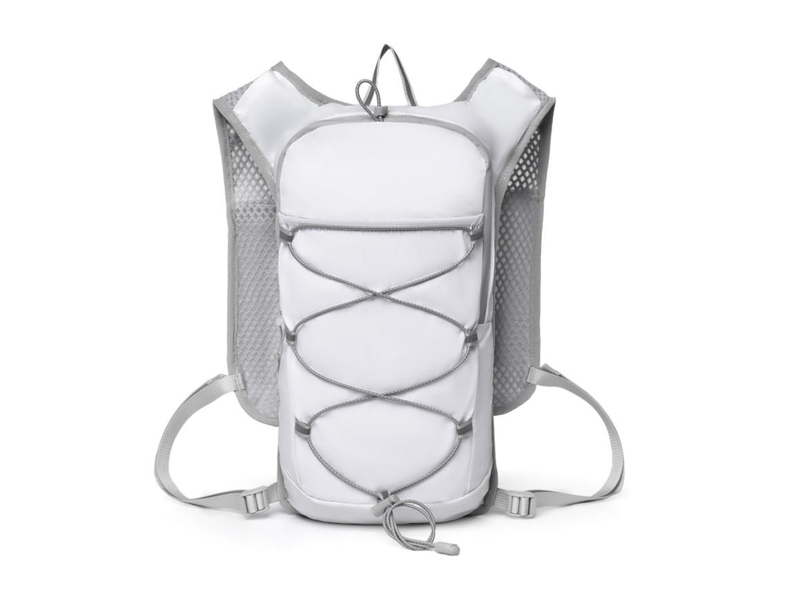 (branco) Mochila Esportiva Para Uso Ao Ar Livre, Mochila Com Garrafa, Grande Capacidade, Ciclismo, Caminhada E Escalada