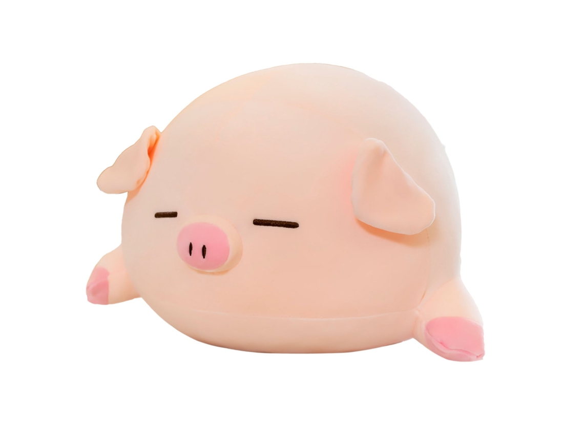 Ats muñeco de Peluche de Cerdo Bonito Suave Juguete de Peluche Almohada Abrazo Decoración Hogar para Niños Y Adultos 15.7 Pulgadas