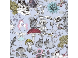 381202-Gu Papel de Parede com Flores Ligeiramente Texturizado Fosco 5 33 M2 PROFHOME