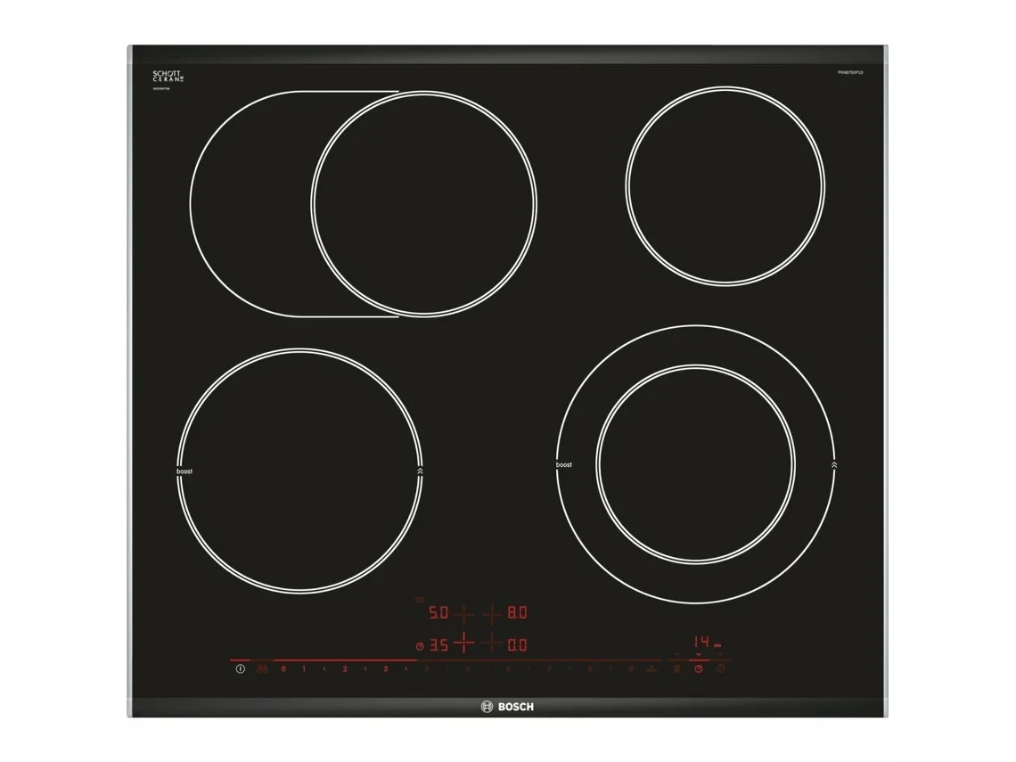 Placa Vitrocerâmica BOSCH PKN675DP1D 52.7 cm 60.6 cm