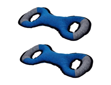 WELLHOME Conjunto de 2 Peluches com Guizo 15X33Cm para Animais de Estimação