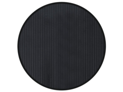 Tapete Redondo VIDAXL Bambu Preto 60 X 60 Cm