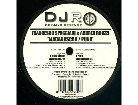 Vinil Madagascar / Punk Deejays Revenge