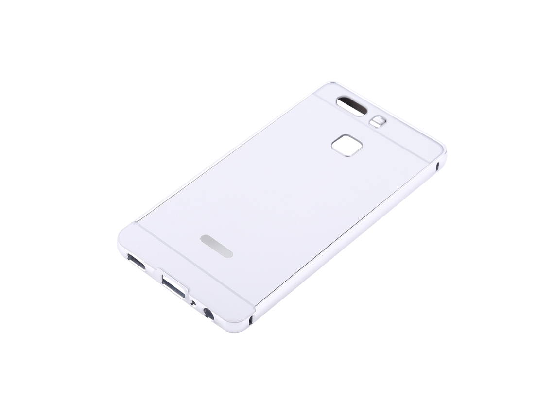 Capa de telefone Huawei P9 Plus com moldura de metal e espelho | EOOCOO