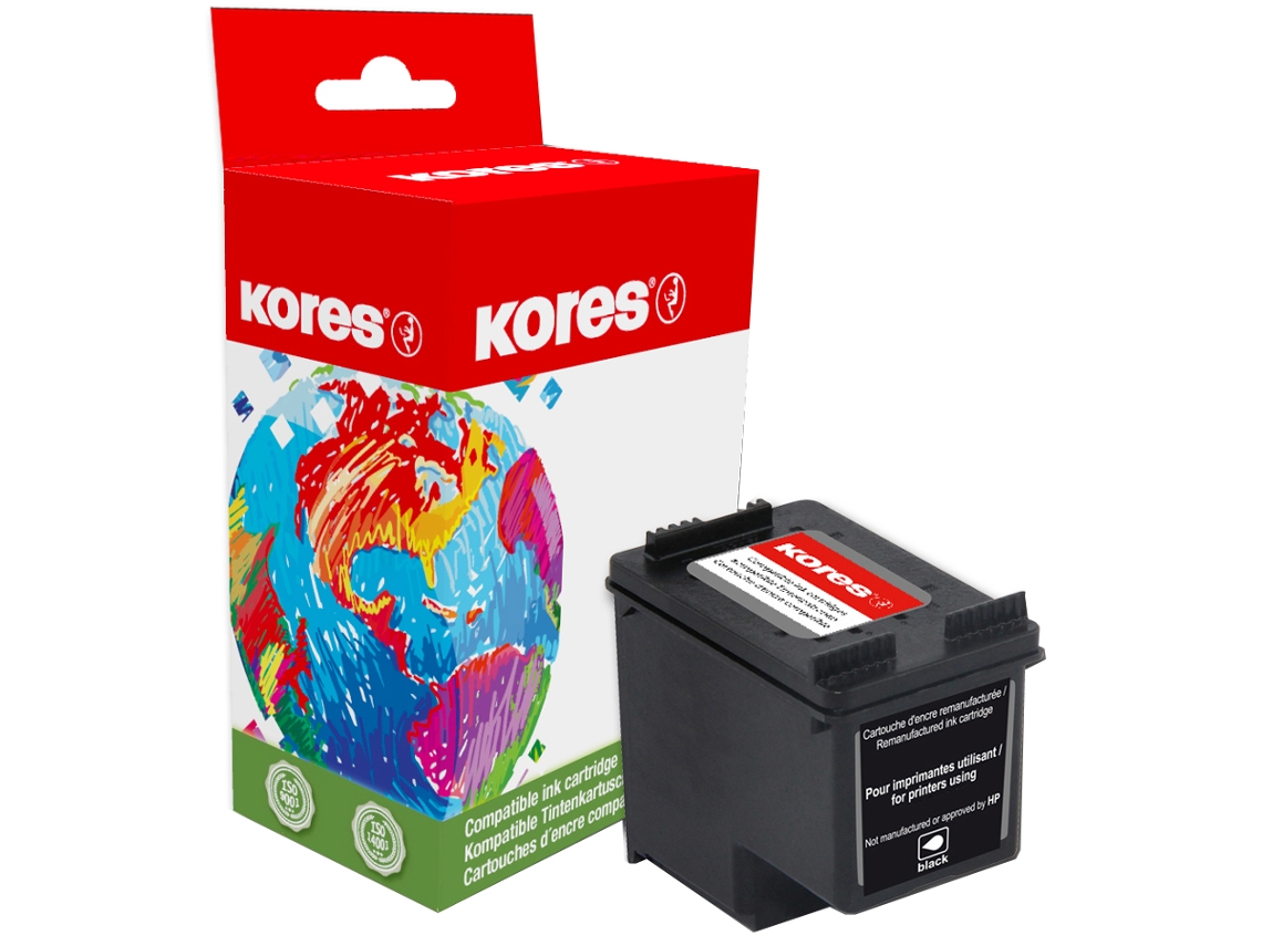 A Tinta Recarregada KORES G1722Bk Substitui Hp 950Xl Preta