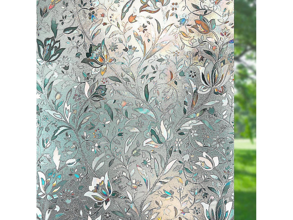 Película Luminosa Para Janelas, Autoadesiva, Opaca, Decorativa, Colorida, Para Cobertura De Janelas Slowmoose (40 X 200 Cm)