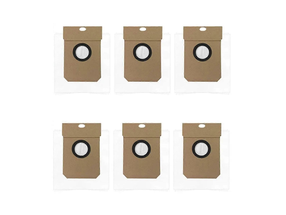 Conjunto De 6 Sacos Para Aspirador Pó Robô Karingbee S7 Omni Acessórios E Peças Reposição Tuotuo