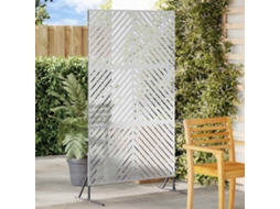 Vidaxl Protetor De Privacidade 100 X 50 X 180 Cm Aço Galvanizado