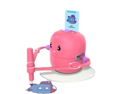 Robô De Desenho De Brinquedo Infantil, Adequado Para Meninos E Meninas Dos 3 Aos 9 Anos, Inclui 100 Cartões Rosa Panoona