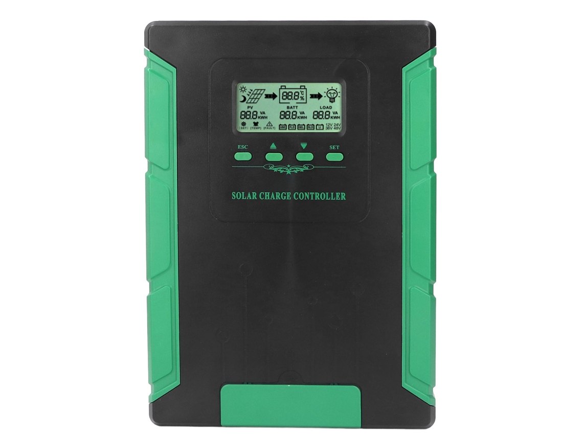 Controlador De Carga Solar Mppt Laxiscreed Com Display Lcd E Ajuste De Voltagem