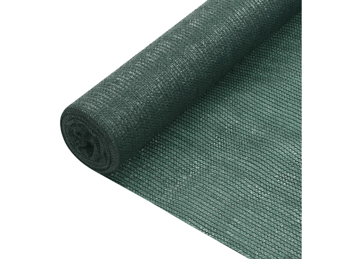 Vidaxl Rede De Ocultação Para Privacidade Pead 75 G/m² 3,6x25 M Verde