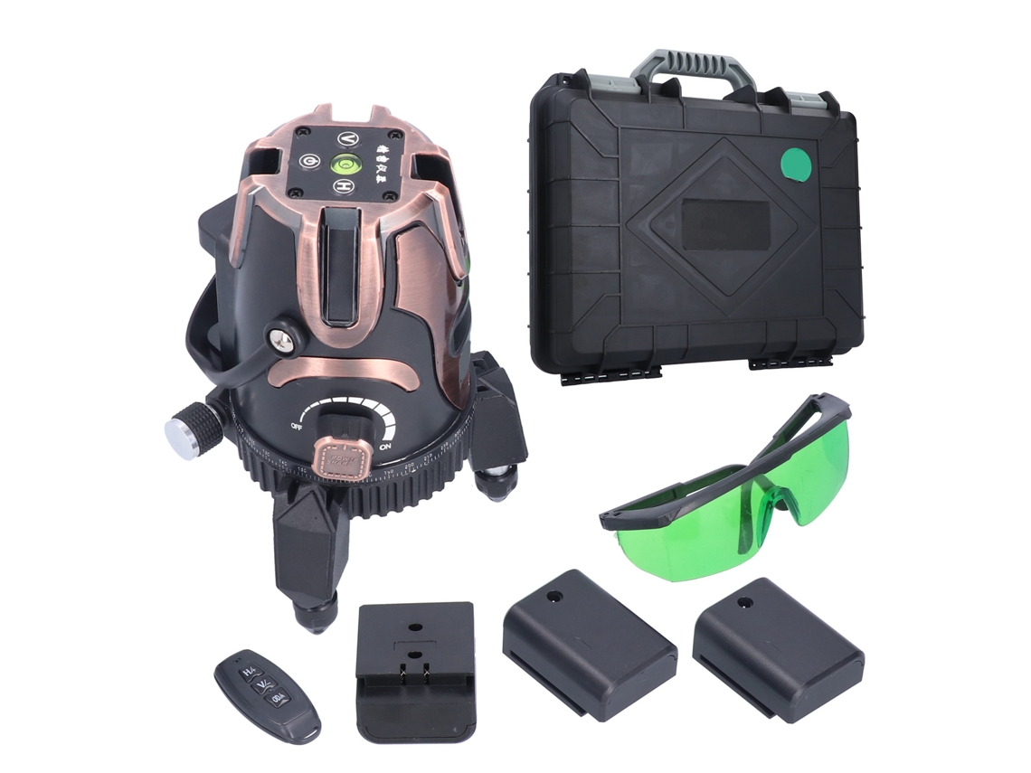 Laxiscreed Nível Laser Abs Outdoor Com Luz Verde E Controle Remoto