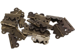 Conjunto De 20 Dobradiças Vintage Em Miniatura Ferro Para Portas E Armários, Resistentes, De 2, 5x 2cm, Ideais Para