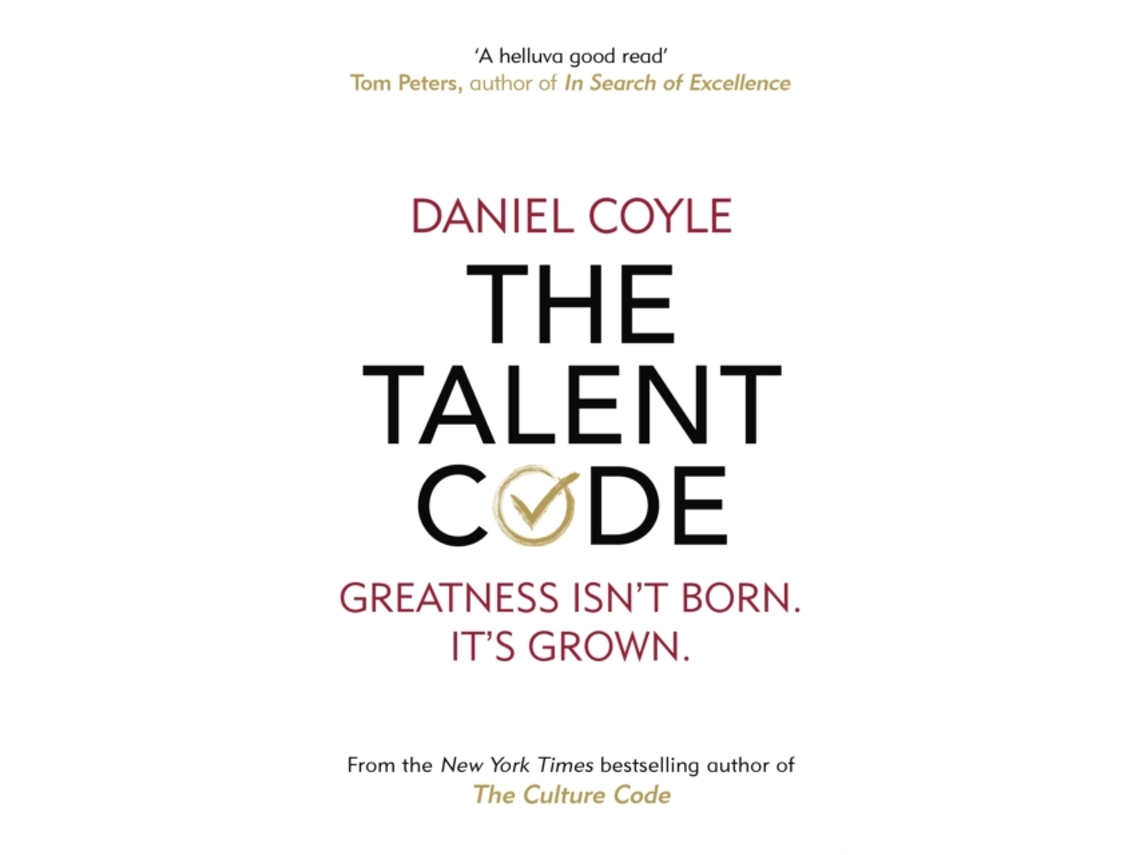 Livro The Talent Code de Daniel Coyle (Inglês)