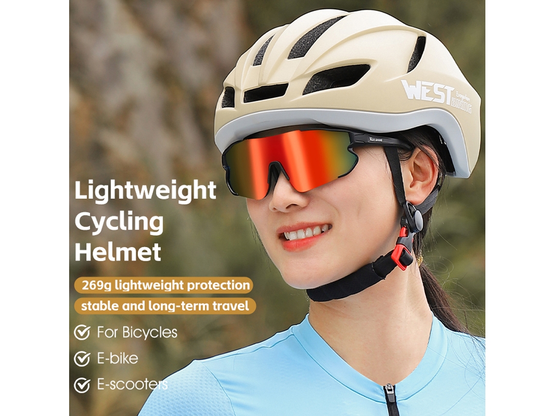 Casco de ciclismo transpirável ultraleve integrado para segurança S/MARCA