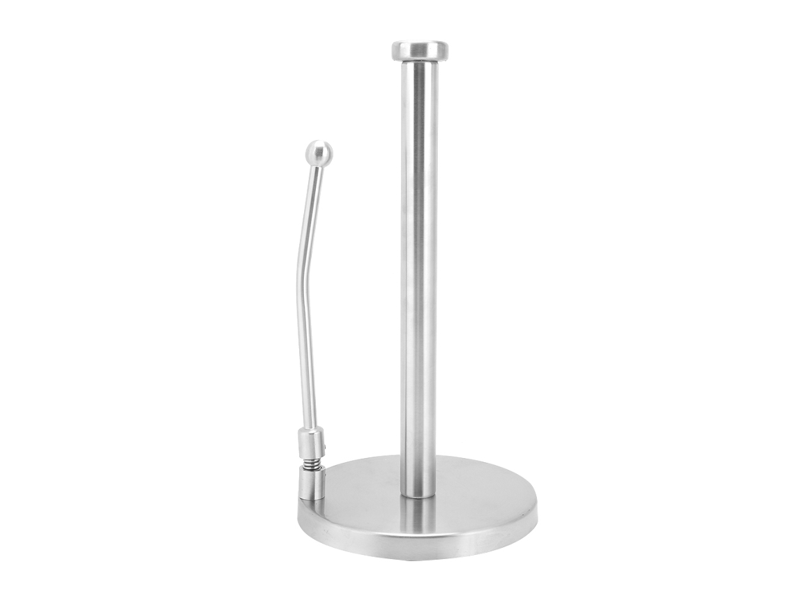 Suporte Para Papel Toalha Em Aço Inoxidável - Versátil Rolo De Toalha, Ideal Cozinha E Banheiro.