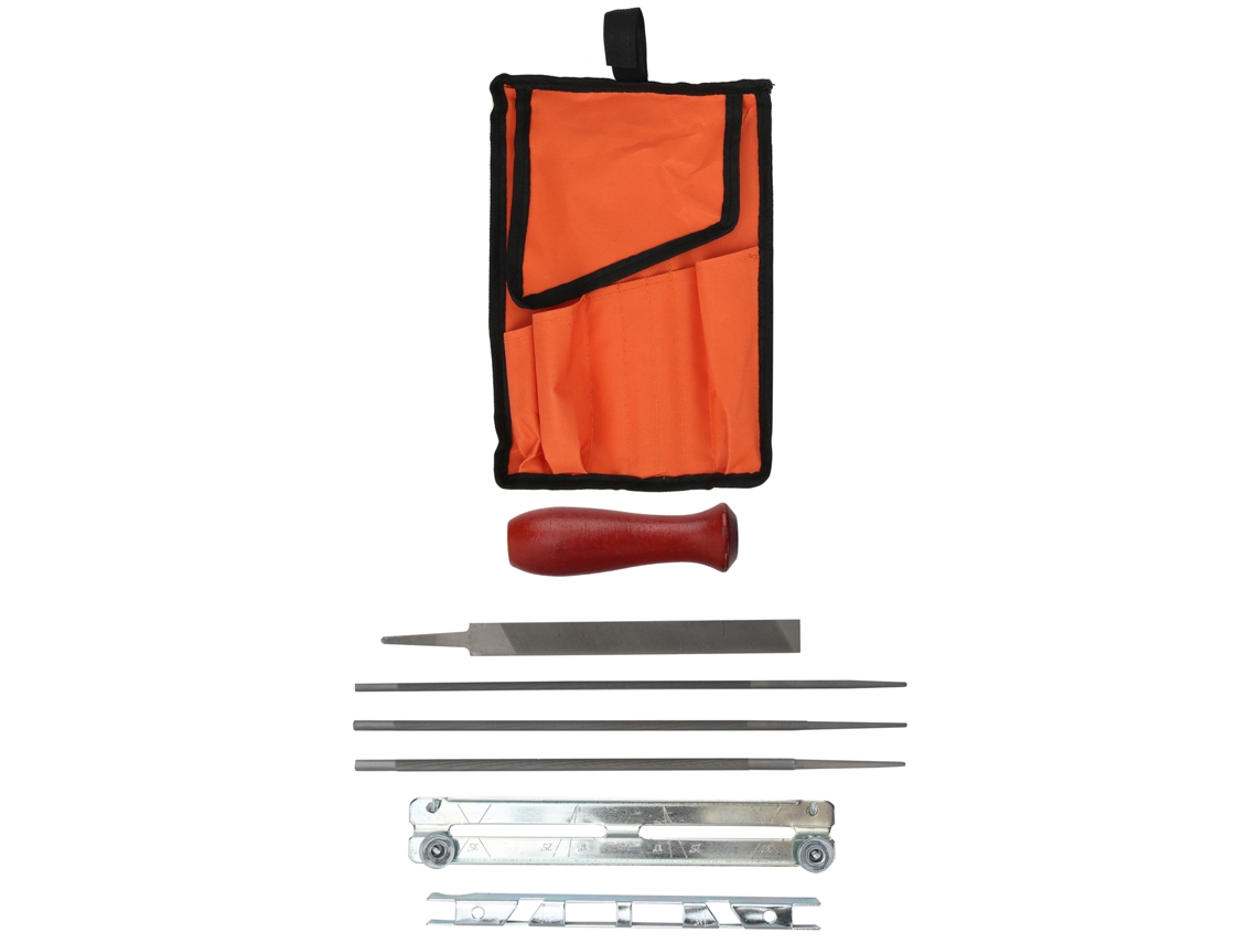 Kit De Afiação Laxiscreed Para Motosserra Com Limas E Acessórios Essenciais