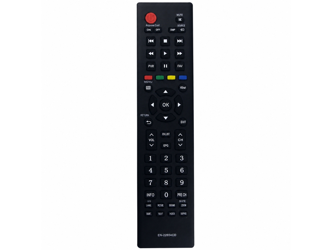 Comando À Distância Para Tv Compatível Com Hisense En-22654cd_dae