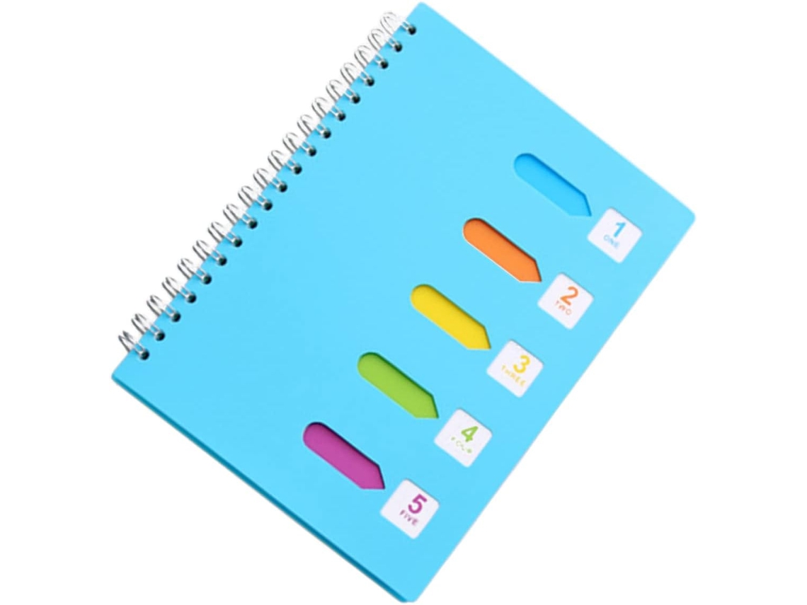Caderno Espiral Lateral Tamanho A5, Com Papel Grosso Azul, Ideal Para Estudantes, Uso No Escritório E Na