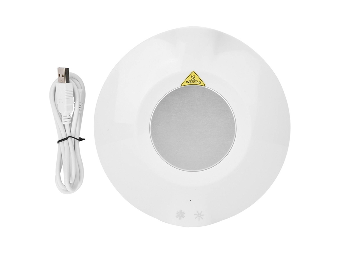Aetheria base Usb Copinho de Café Mesa Insulador Dual Frio Quente Coaster para Escritório Lar Branco