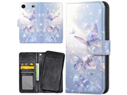 Capa Carteira/capa Com Borboletas Para Iphone 17 Air