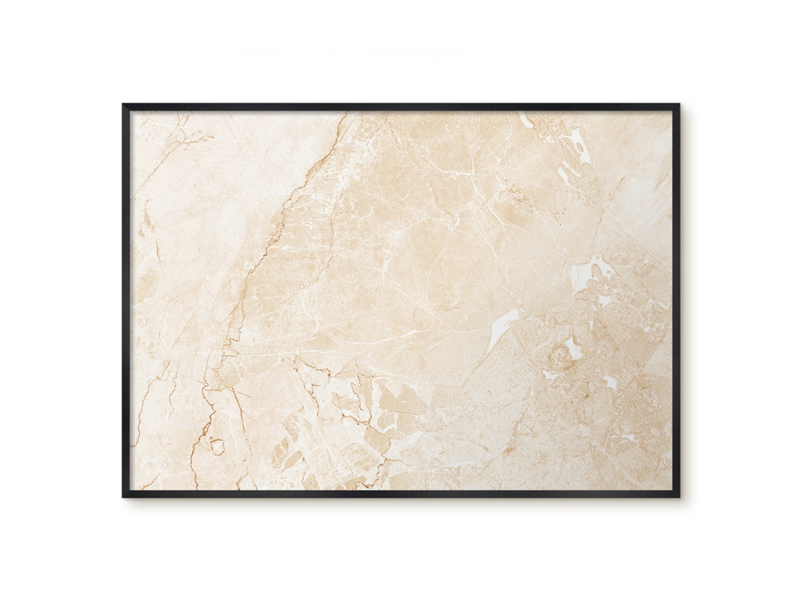 Magnetic Board For Wall Beige Stone For The Bedroom Espelharte (100x70 Cm)