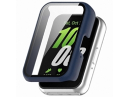 Capa Rígida E Resistente Com Protetor De Vidro Temperado Para Smartwatch Fit3