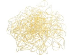 Clips de papel em formato de gota d'água Operitacx, pacote com 200 unidades, ideais para organizar documentos e páginas.