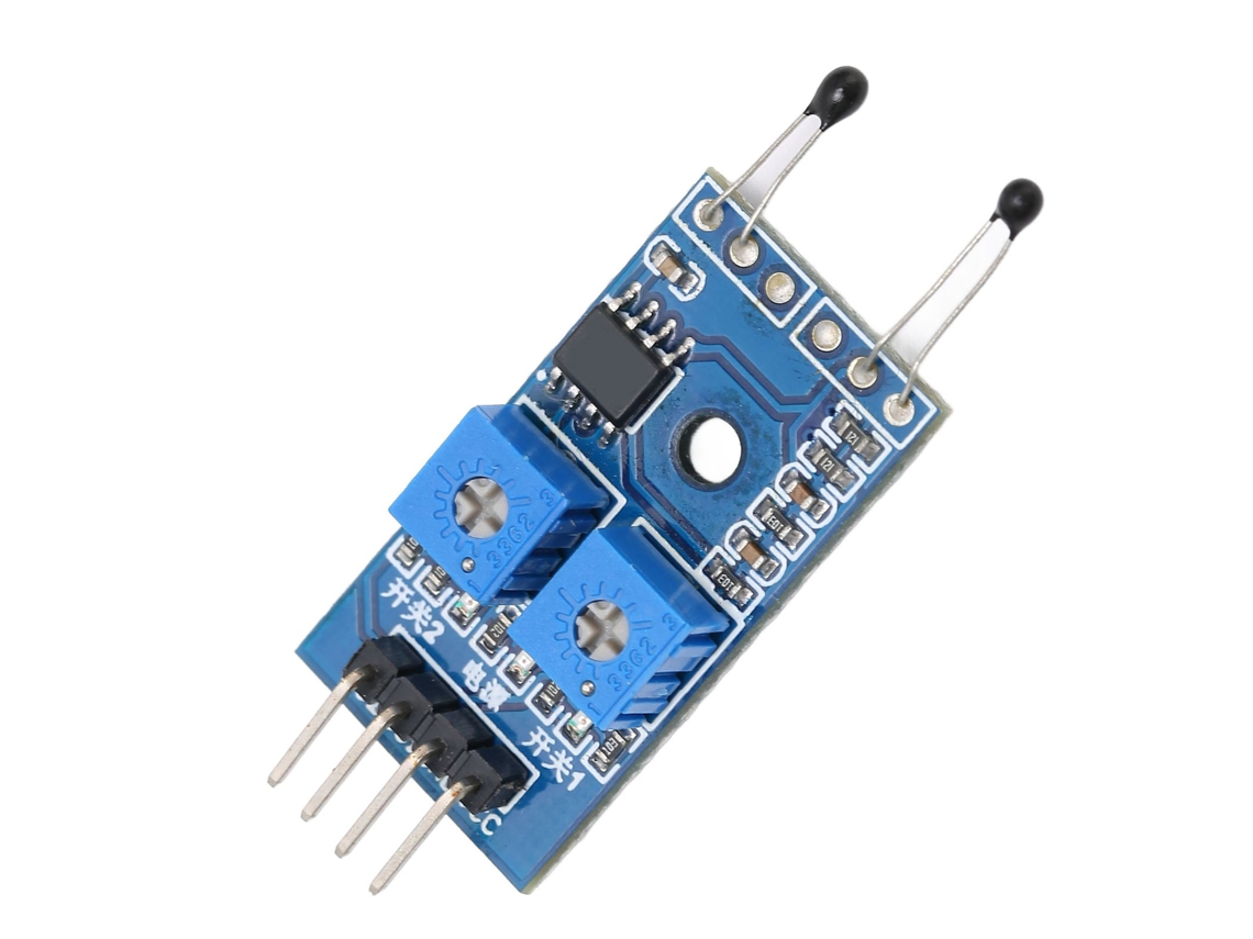 Laxiscreed Módulo De Sensor De Temperatura Ntc Dual Com Controlo Por Potenciômetro Para Aquecimento