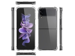 2026 2 Pacotes de Capa Transparente Macia Compatível com Samsung Galaxy Z Flip4 5g