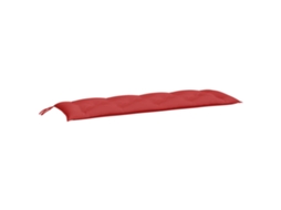 Garden Bench Cushion, Garden Bench Cushions Vidaxl Vermelho Tecido (150 X 50 X 7 Cm)