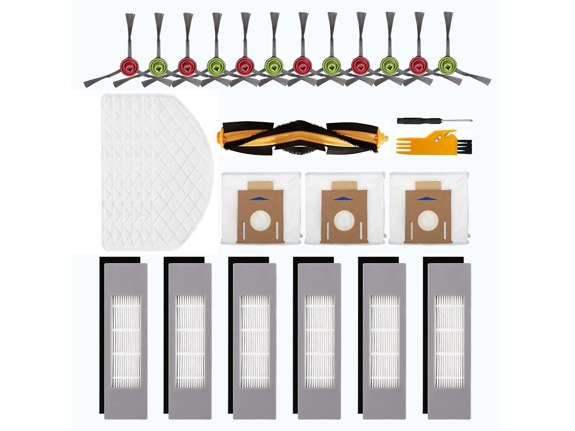 Kit de Acessórios para Ecovacs Deebot Ozmo T8 Max T8 Aivi N8 Pro/N8 Pro+