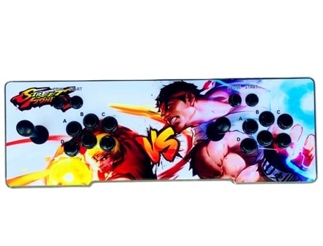 Consola retro PANDORA BOX NX Retroiluminada com 10 mil jogos e sistema de som Edição Especial Street Fighter