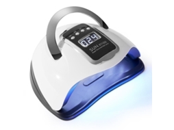 Lâmpada Uv Portátil 280w Para Unhas De Gel Com Sensor Automático 4 Temporizadores E Tela Lcd 66led