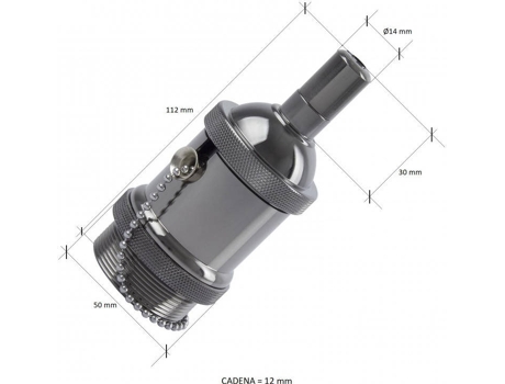 Casquilho LEDKIA Design (Alumínio - E27)