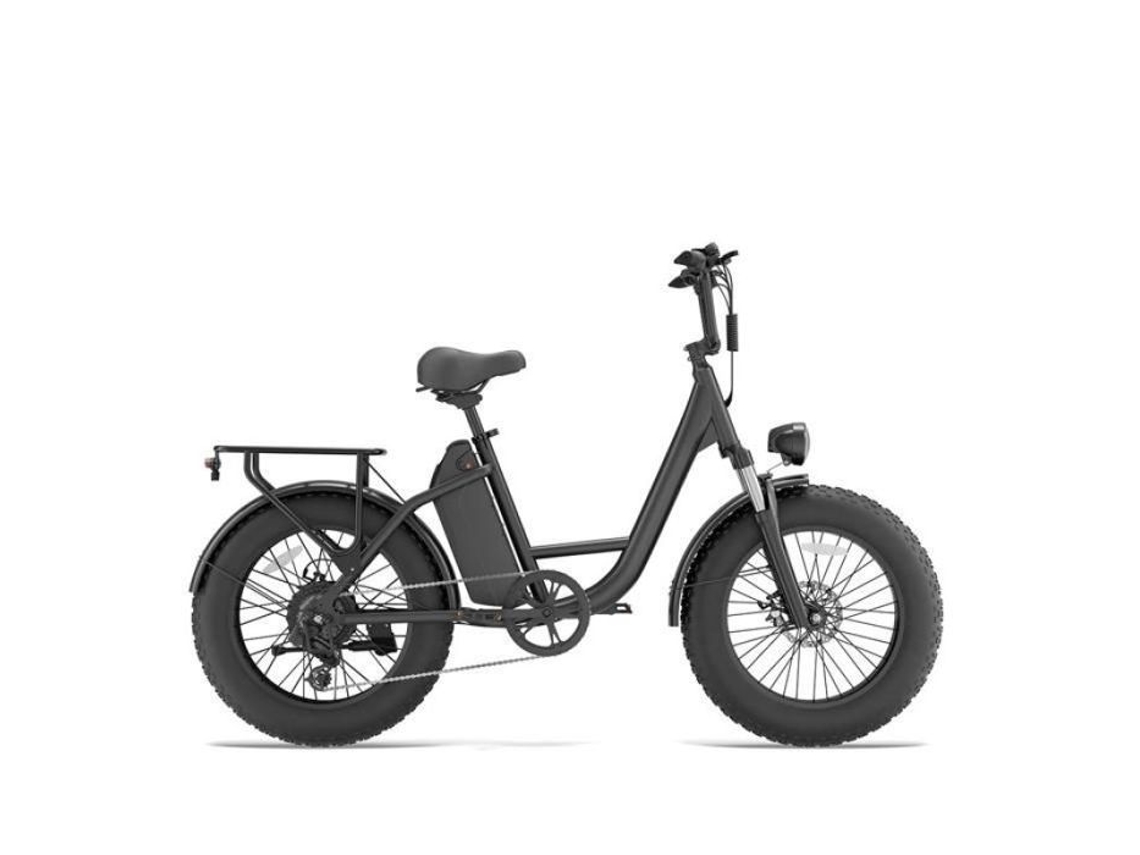 Bicicleta Elétrica Urlife E20 Pro, 20”fatbike, Bateria Removível, Preto Bicicleta Com Assistência Elétrica