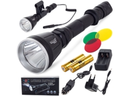 Lanterna / Luz Led Tática 3 Lentes Intercambiáveis Aquaforge