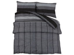 Duvet Cover Set, Duvet Cover Sets Vidaxl Cinzeto Algodão (200 X 200 Cm + 60 X 70 Cm)