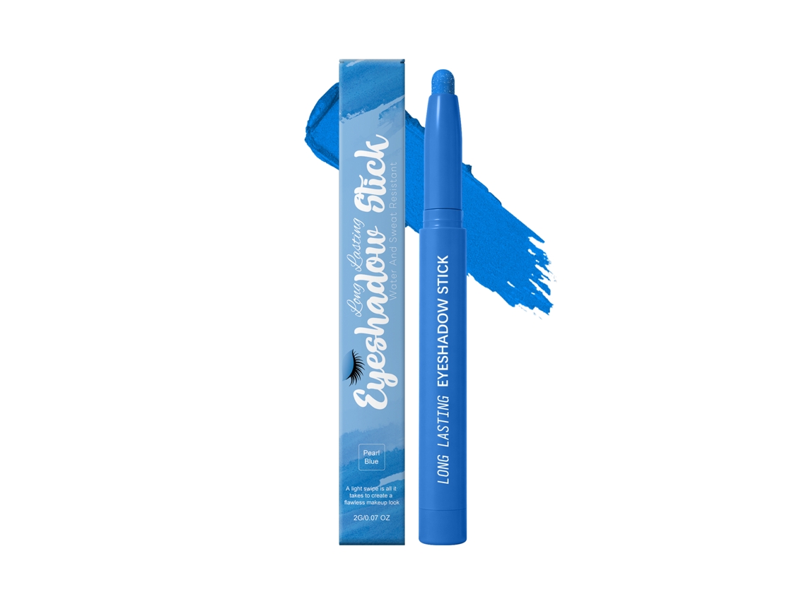 Pincel de Sombras Azul Pérola Longa Duração