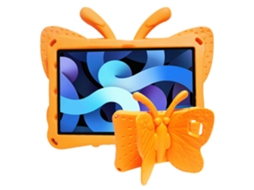 Capa Panoona Para Samsung Galaxy Tab S6 Lite Sm-t610/615 (2020) De 10,4 Polegadas ,eva Rígido E Antichoque ,suporte Borboleta Laranja