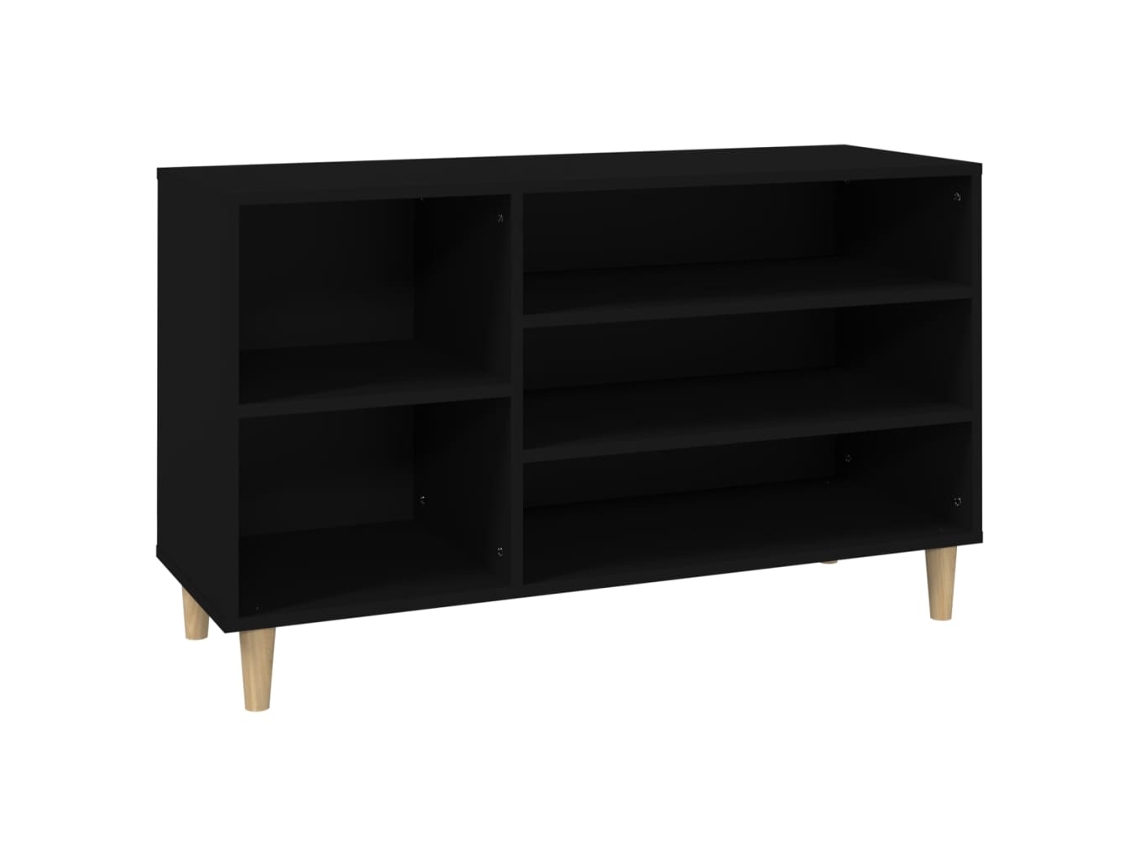 Shoe Cabinet, Shoe Cabinets Vidaxl Preto Madeira Processada (n/a)