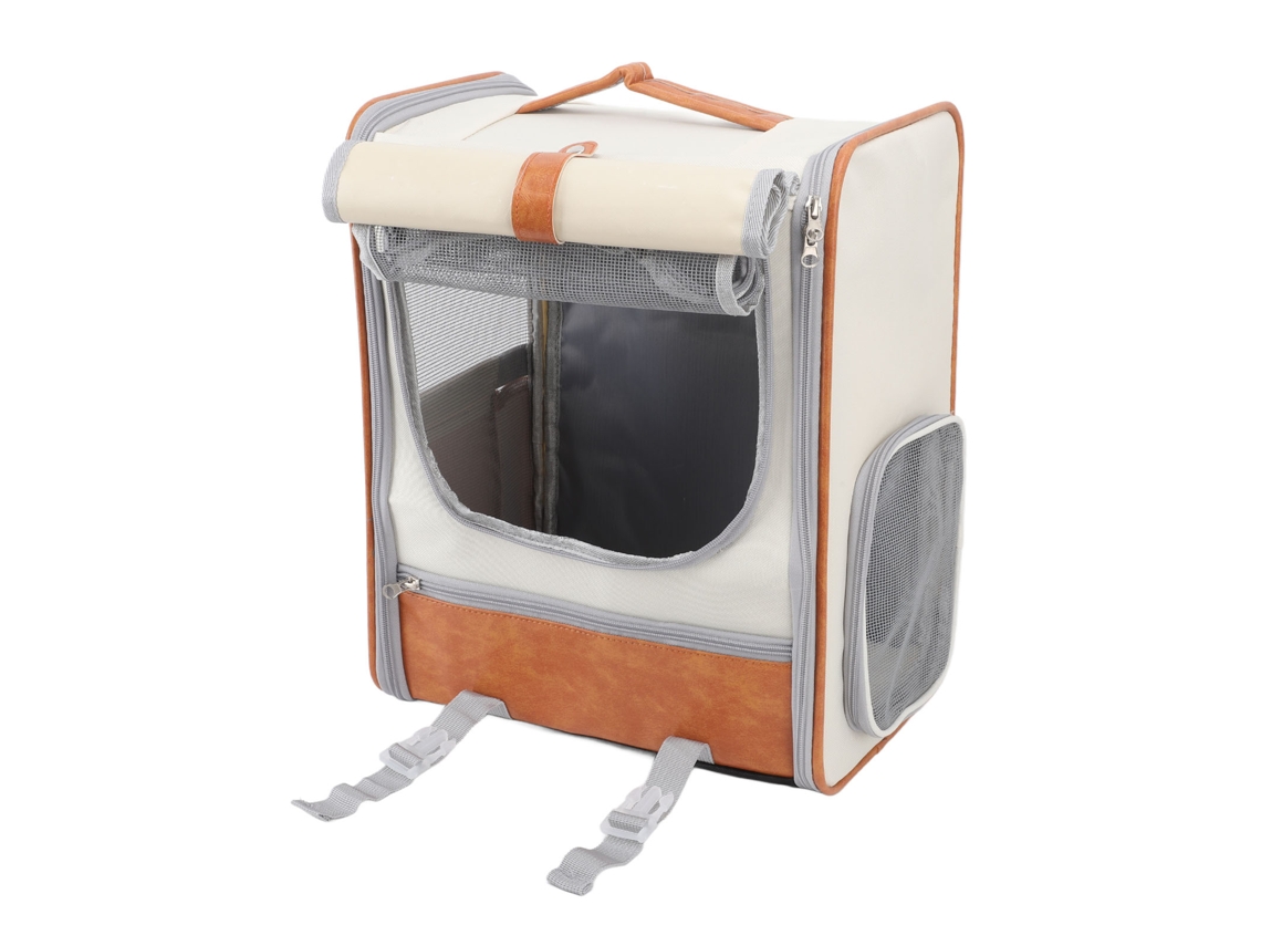 Mochila de Transporte para Gatos, Ajustável, com Ventilação AQUAFORGE