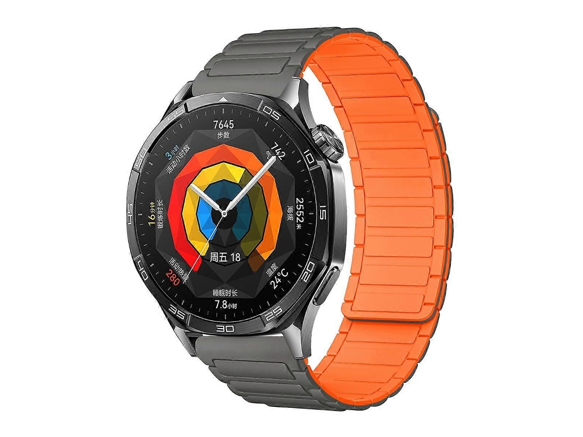 Pulseira De Silicone Magnética Com Três Contas