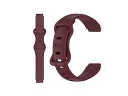 Pulseira de Silicone 12mm para Xiaomi e Huawei, Fivela Oito, Design Fino, Cor Sólida, Substituição CHABERLU