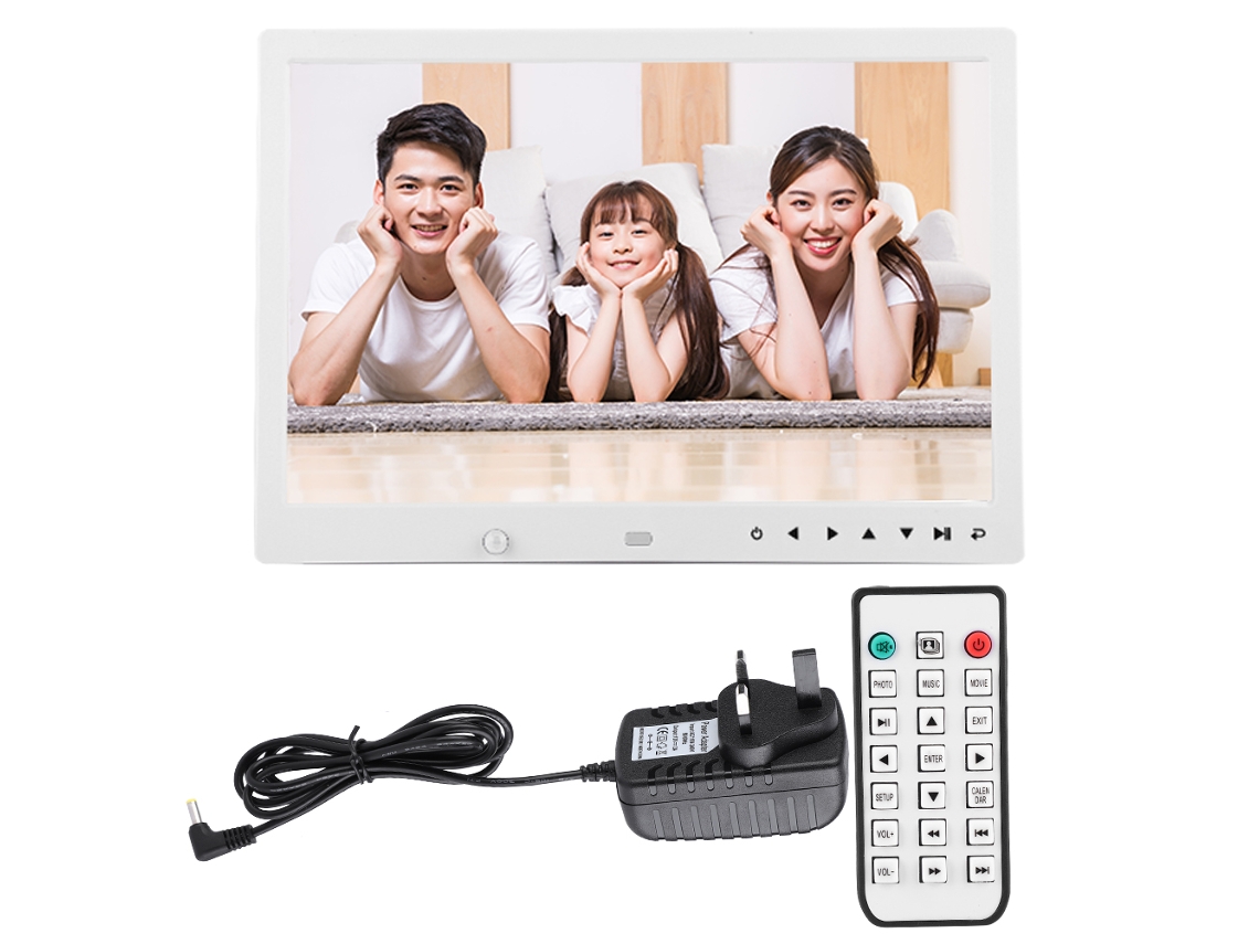 Laxiscreed Moldura Digital De 13" Hd Com Sensor De Movimento E Funções Multifuncionais
