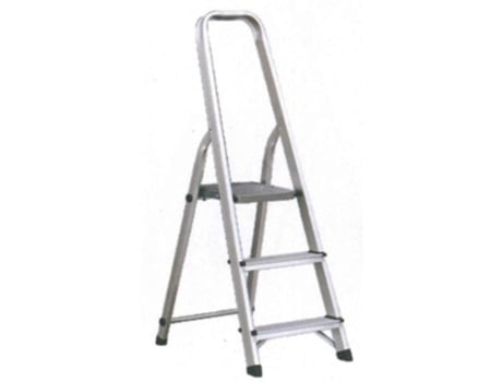 Escalera aluminio 3 peldaños hogar en131