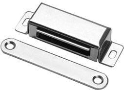 Fecho Magnético Para Porta De Armário, Resistente Até 20kg, Em Aço Inoxidável, Para Armários De Cozinha, Banheiro E