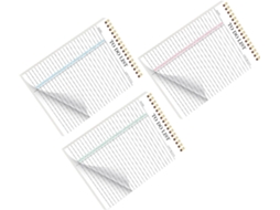 Peças Organizador Hebdomadaire, Carnet De Planification De Projet, Bloc-notes Destacável Para Agenda Papel E