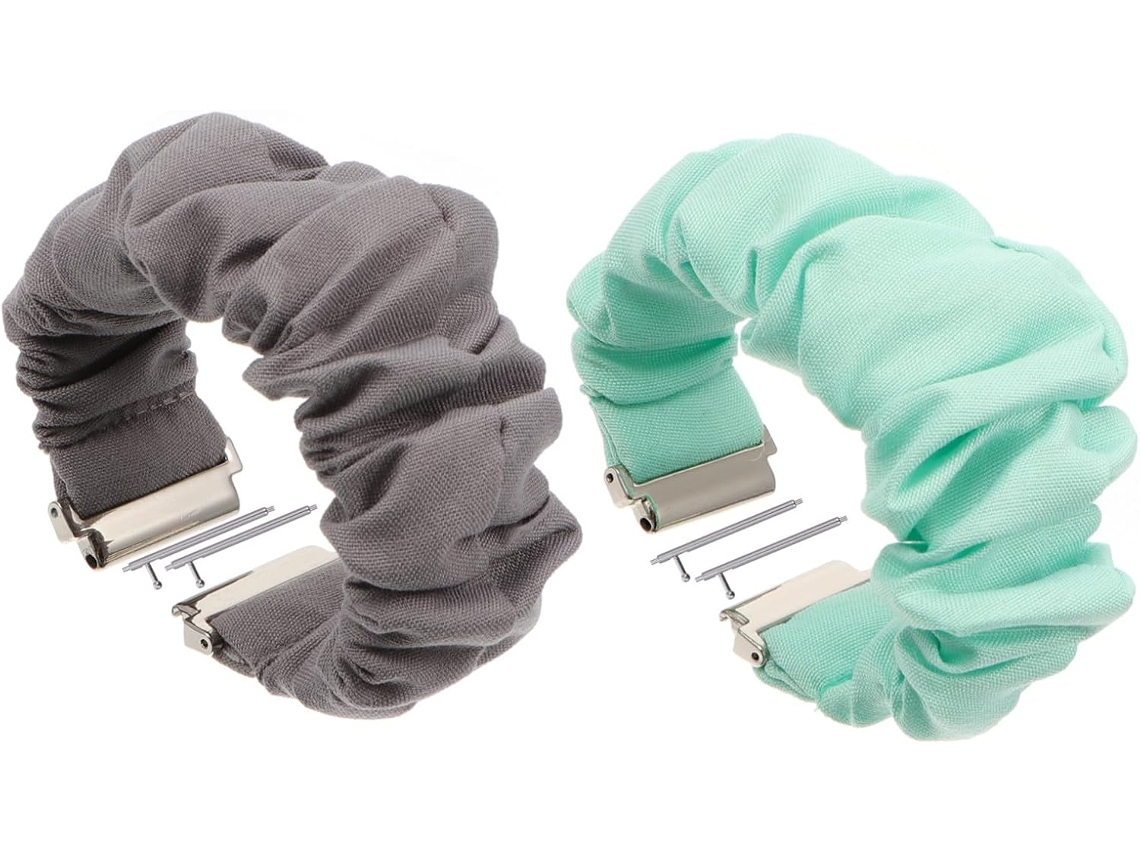 2 Unidades De Faixa Elástica Tecido Para Smartwatch, Compatível Com